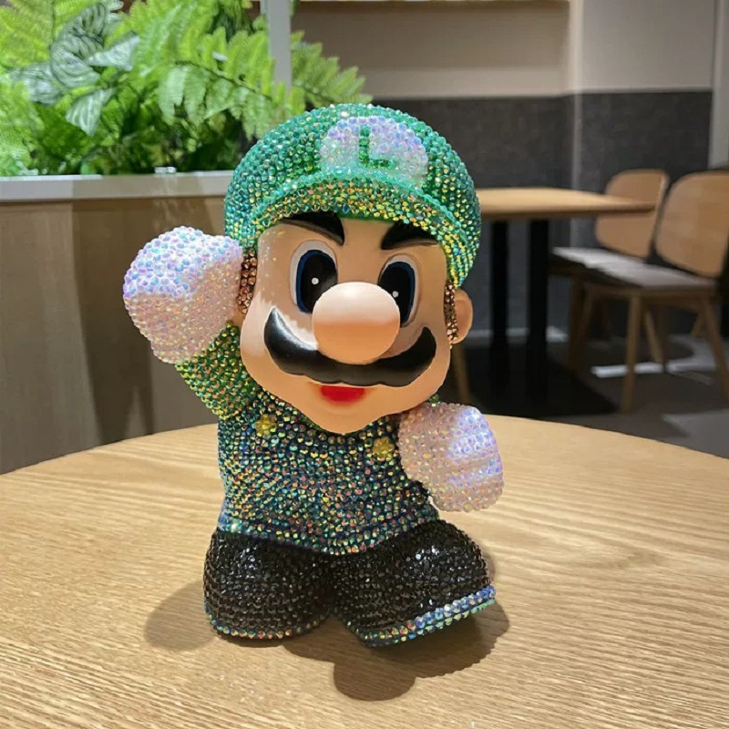 Kingdom Kids Education - Tirelire en diamant DIY dinosaure Mario