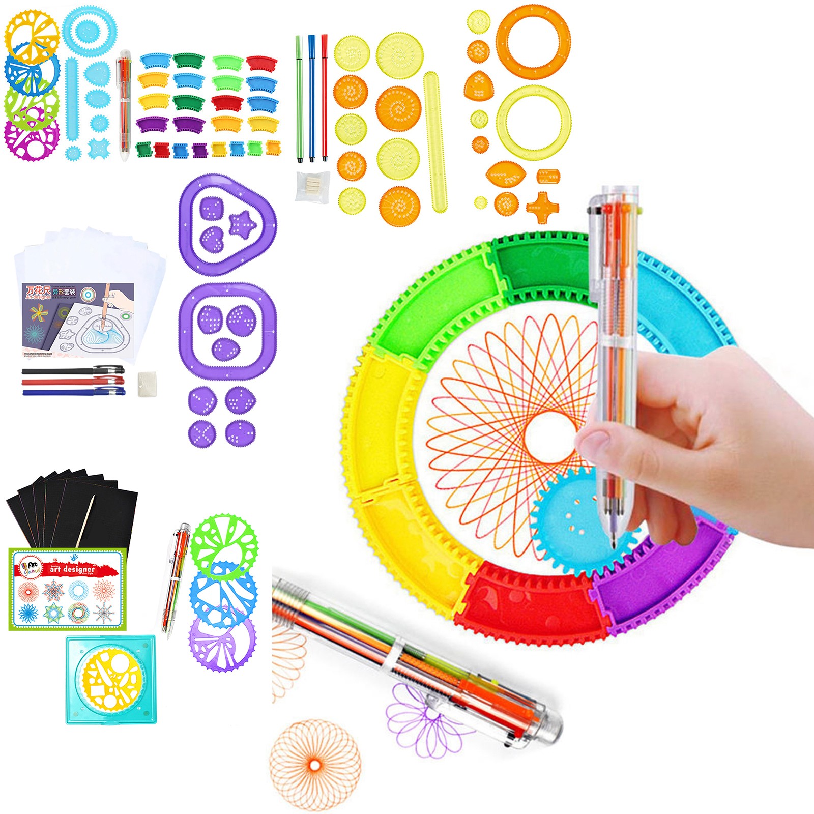 Kids Education Template - Ensemble de pochoirs de dessin de