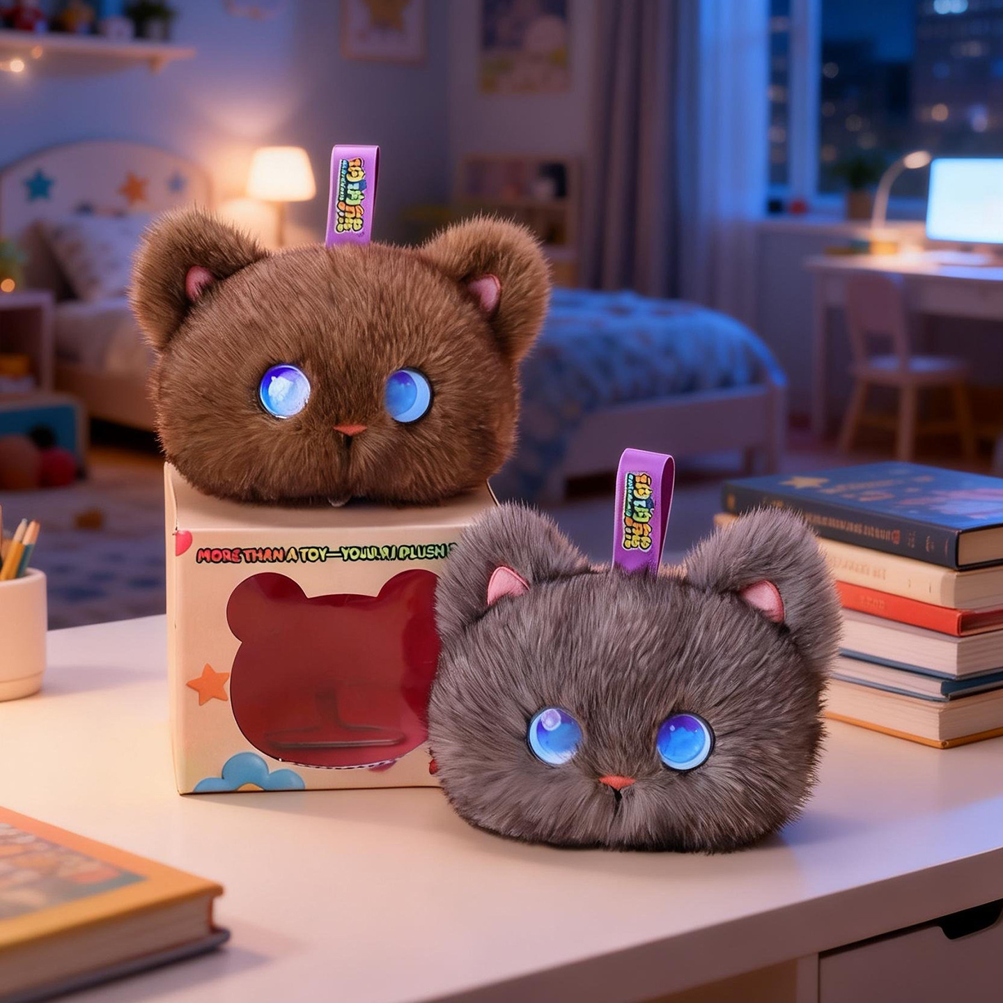 Kids Education Toys - Jouet en peluche pour chat interactif