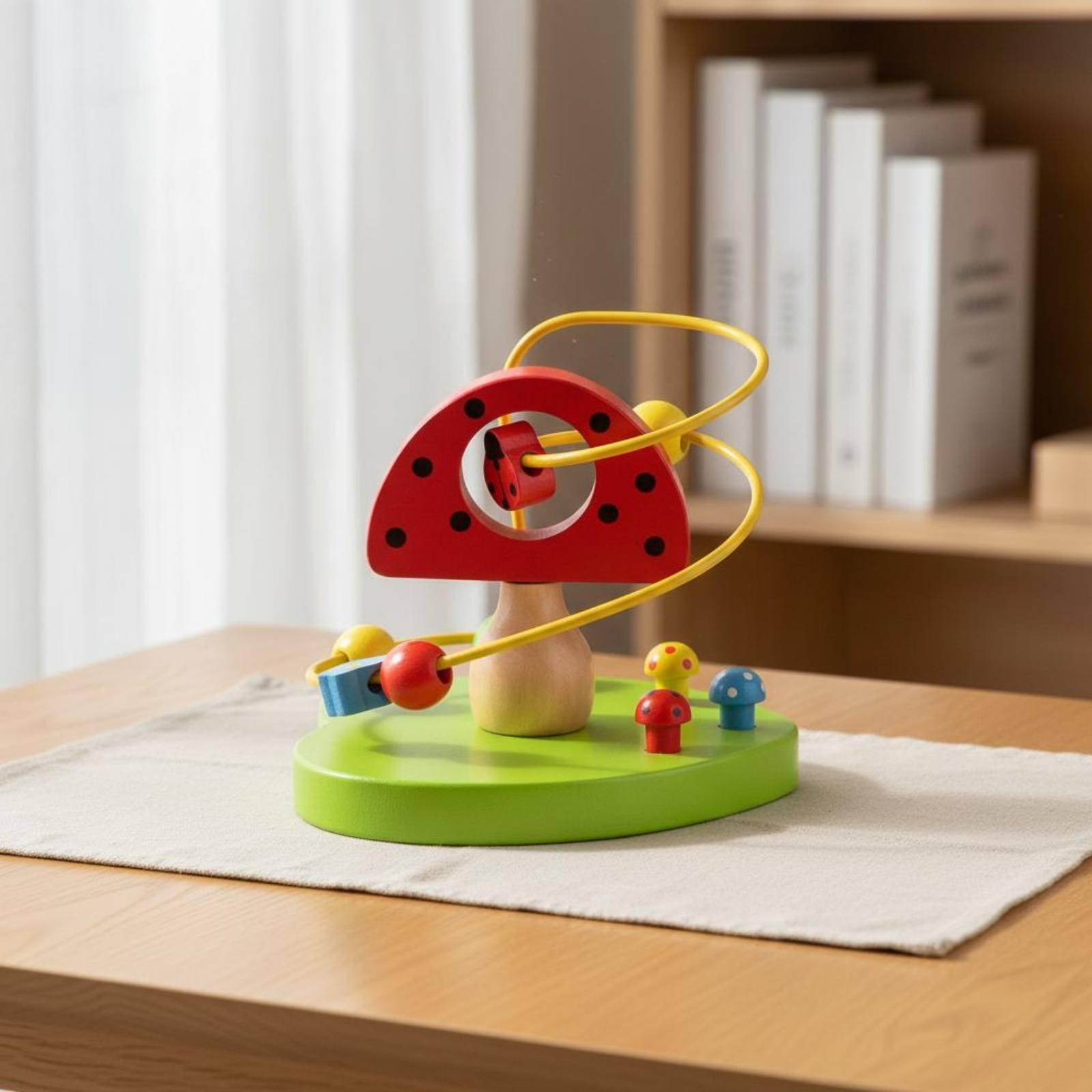 Kids Education Center - Jeu éducatif en bois avec labyrinthe