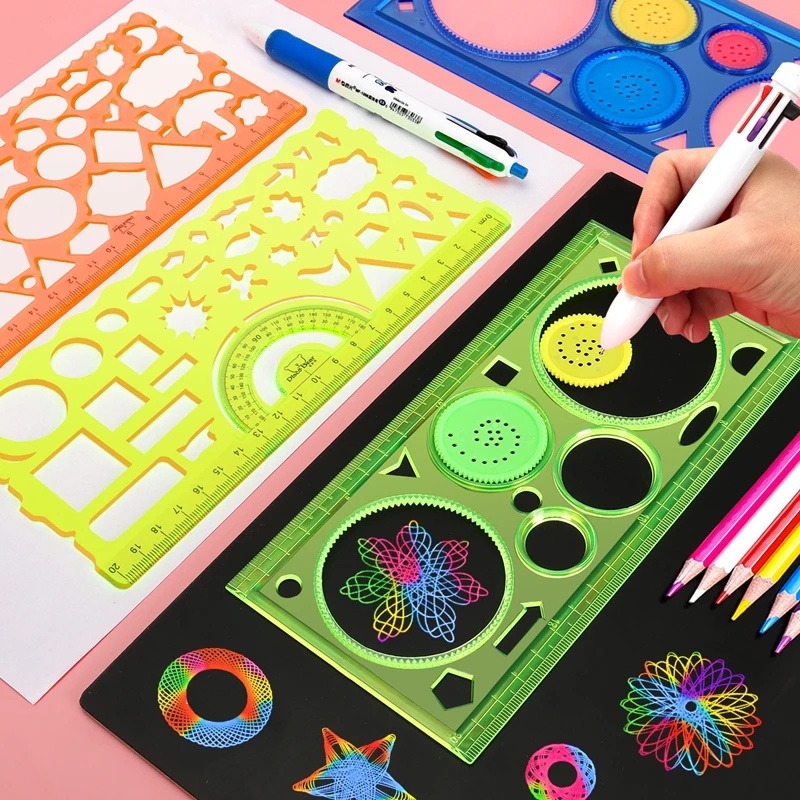 Ensemble de pochoirs de dessin - Kids Education Template avis et prix