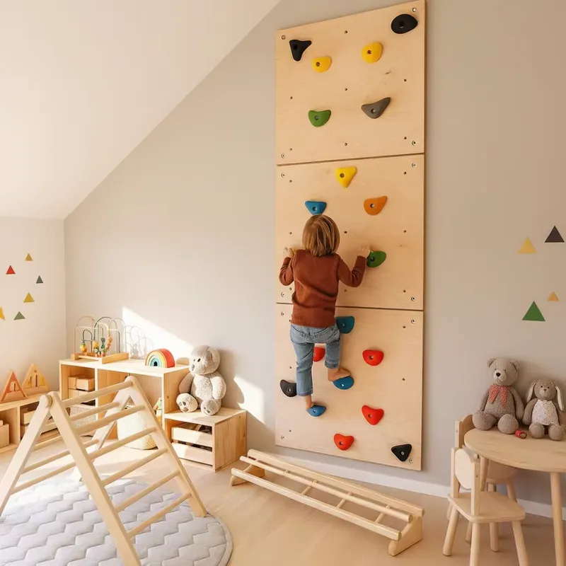 Mur d'escalade intérieur pour  - Kids Education Center avis et prix