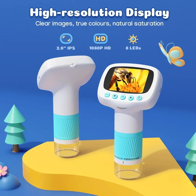Microscope de 2,0 pouces pour  - Kids Educational Videos avis et prix