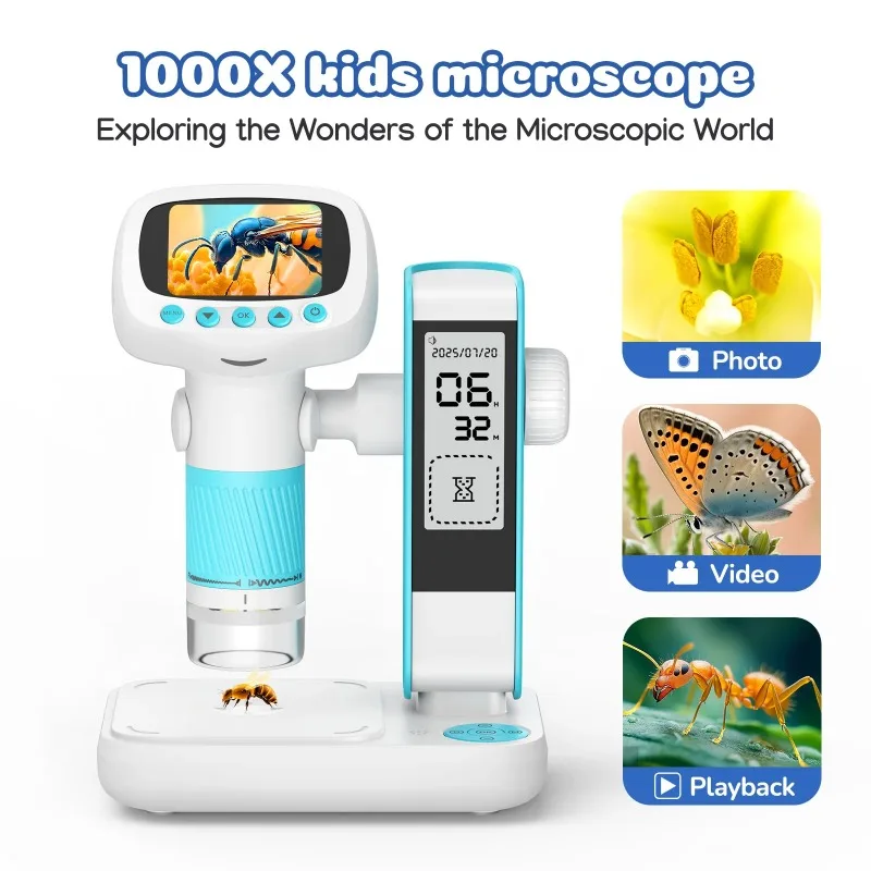 Microscope de 2,0 pouces pour  - Kids Educational Videos avis et prix