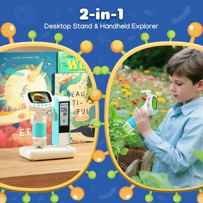 Microscope de 2,0 pouces pour  - Kids Educational Videos avis et prix