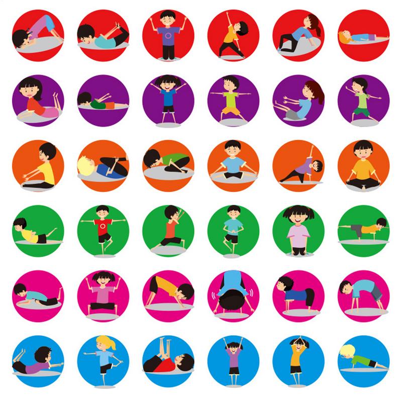 Dés d'exercice amusants pour e - Kids Yoga Education avis et prix