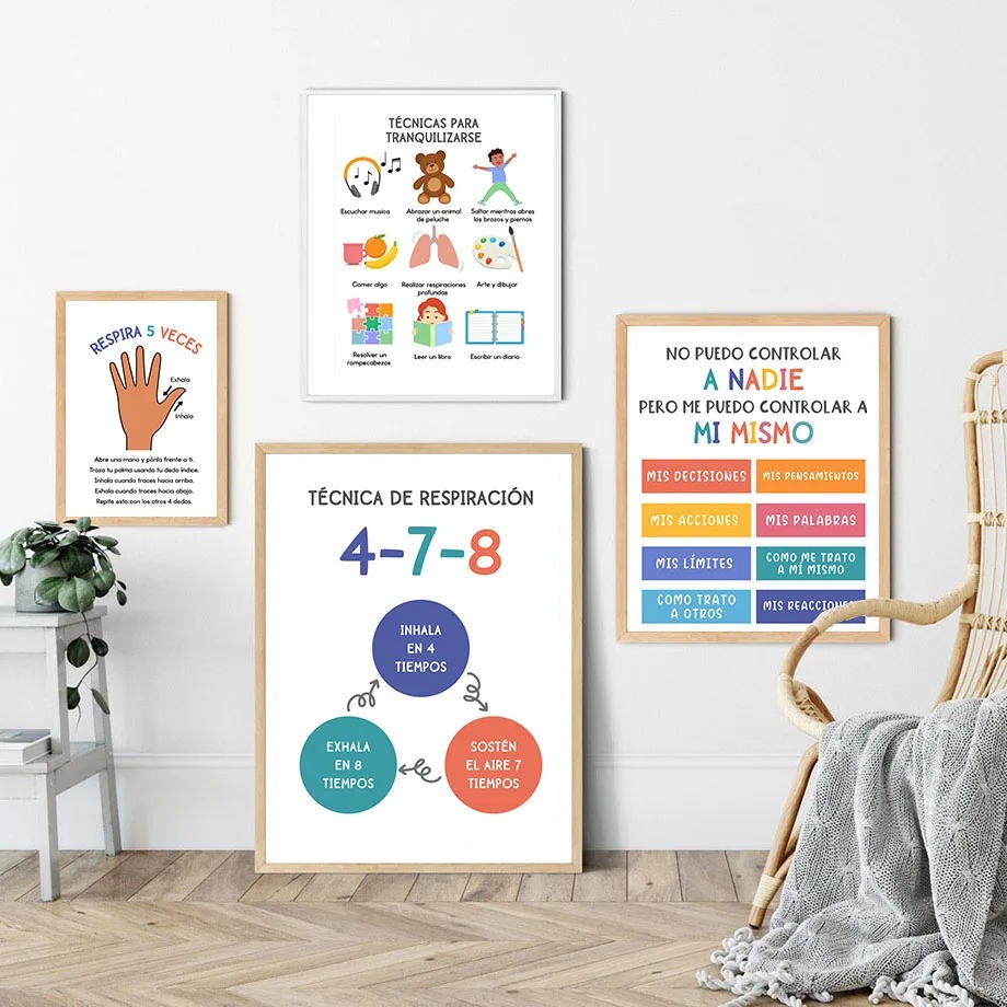 Affiche murale nordique pour c - Kids Yoga Education avis et prix