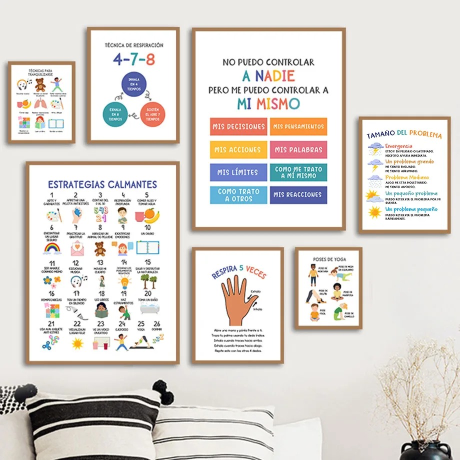 Affiche murale nordique pour c - Kids Yoga Education avis et prix