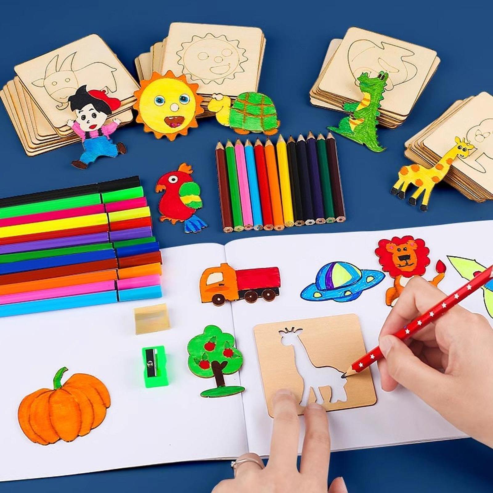 Pochoirs de dessin pour enfant - Kids Education Template avis et prix