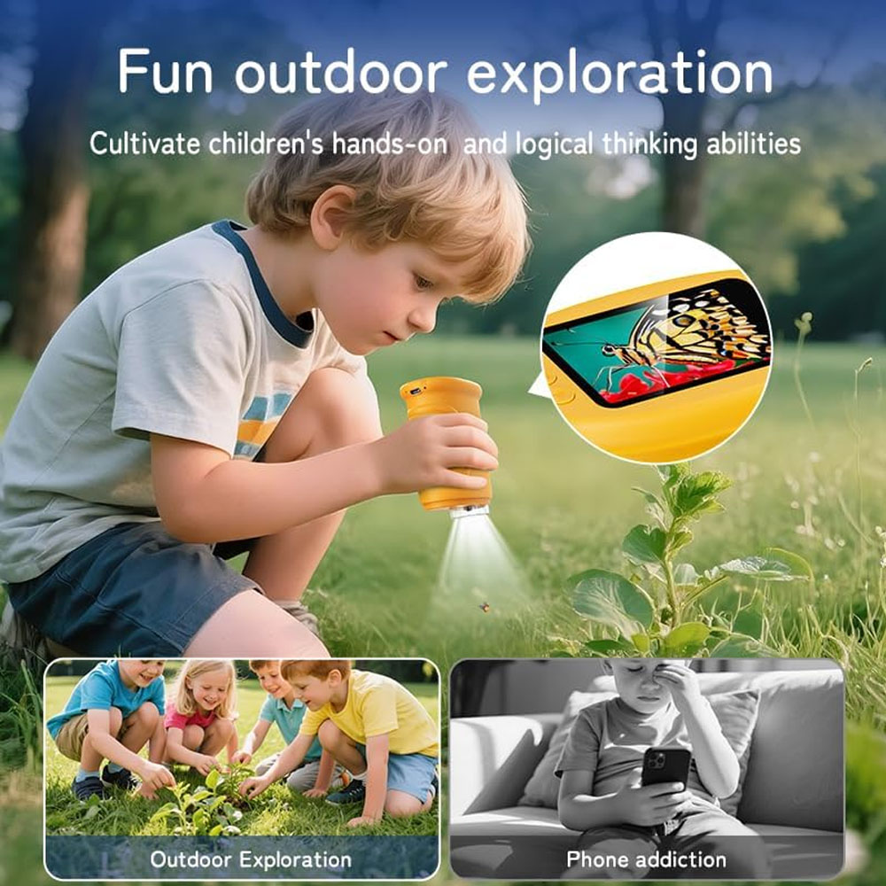 Microscope de poche 1000X pour - Kids Educational Videos avis et prix