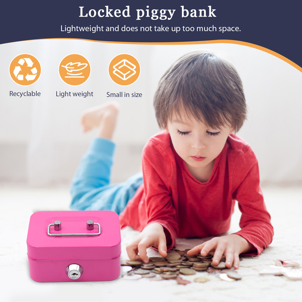 Boîte à monnaie en métal avec  - Kids Education Money avis et prix