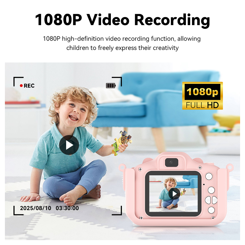 Caméra pour enfants HD 1080P é - Kids Educational Videos avis et prix