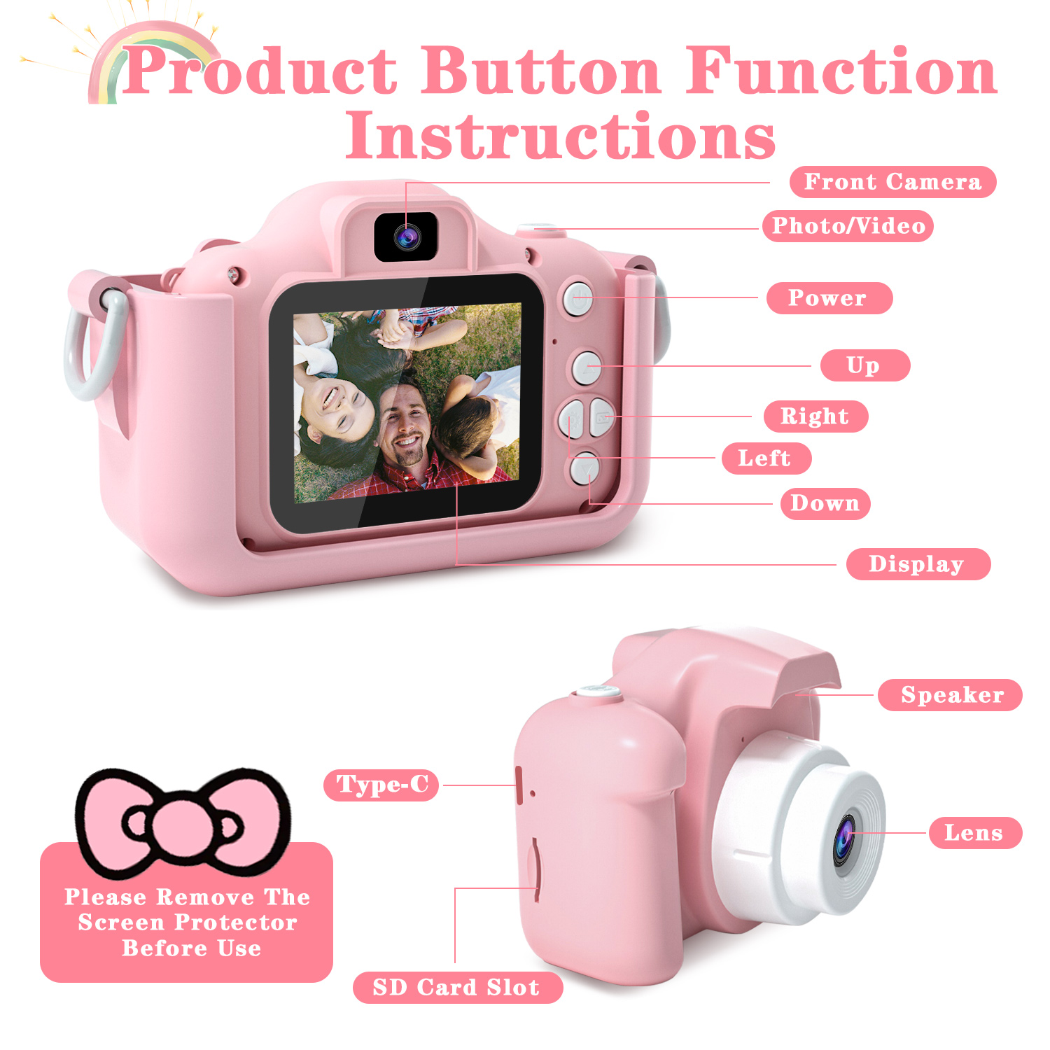 Caméra pour enfants pour fille - Kids Educational Videos avis et prix