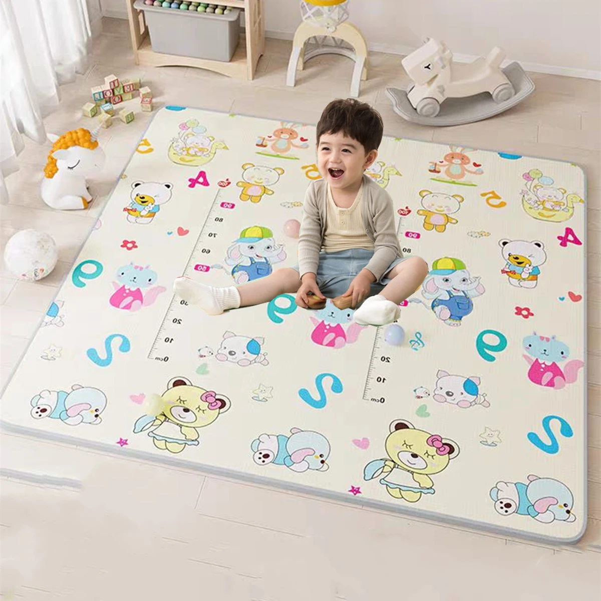Tapis de jeu pour bébé, imperm - Kids Yoga Education avis et prix